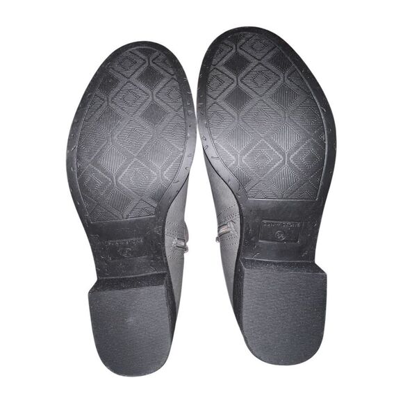 Sun & Stone Cadee Grey Fashion Faux Leather Booties Women’s Size 6.5M - Picture 8 of 10